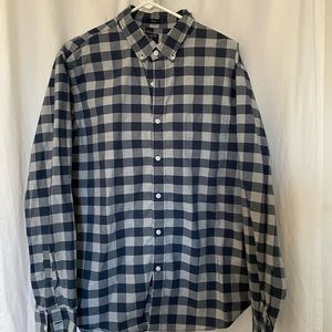 Blue and grey check shirt from Jcrew